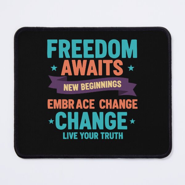 Item preview, Divorce Freedom Awaits New Beginnings Finally designed and sold by LuminOrb.