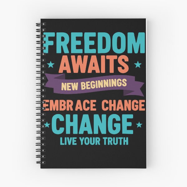 Item preview, Divorce Freedom Awaits New Beginnings Finally designed and sold by LuminOrb.