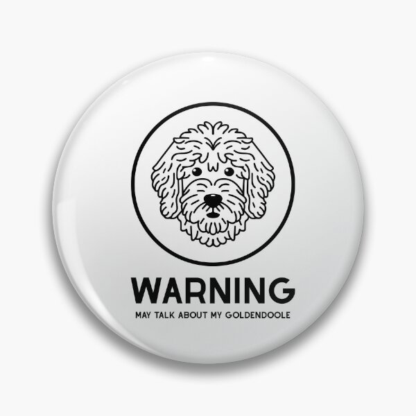 Item preview, Goldendoodle Cute Line Art Design warning may talk about my goldendoodle designed and sold by PeriwinkleStone.