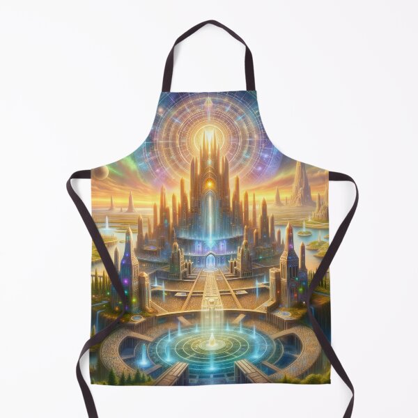 Item preview, Golden Age of Atlantis - Galactic City of Light designed and sold by FriskyLemur.