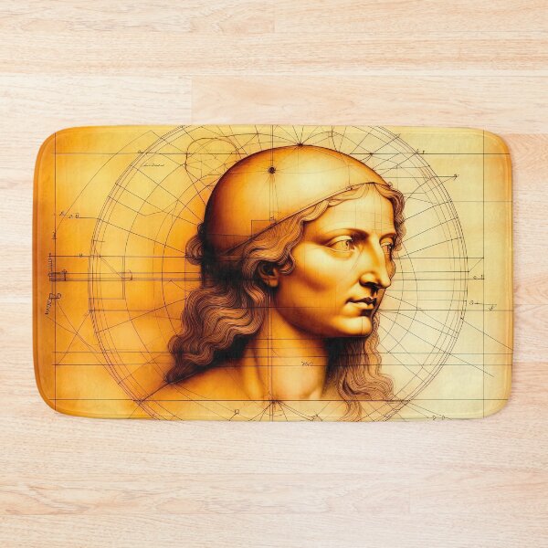 Item preview, Drawing Portrait Inspired By Leonardo da Vinci designed and sold by LanaGustavsson.