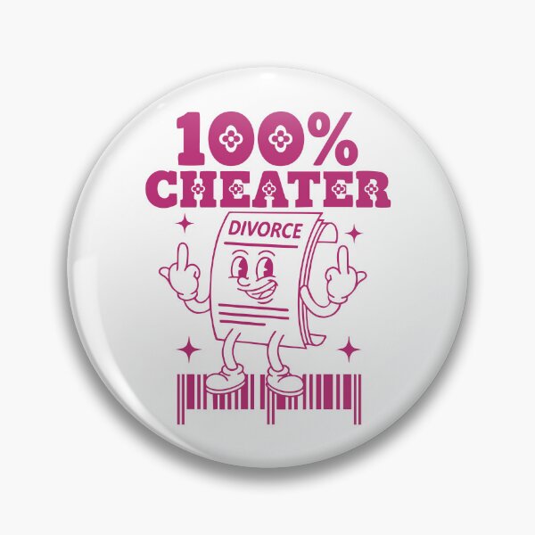 Item preview, Divorce Humor Finally Divorced 100 Percent Cheater designed and sold by LuminOrb.