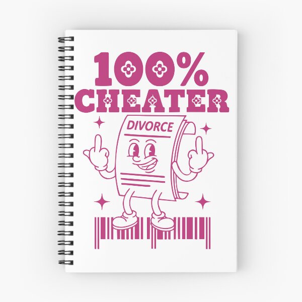 Item preview, Divorce Humor Finally Divorced 100 Percent Cheater designed and sold by LuminOrb.