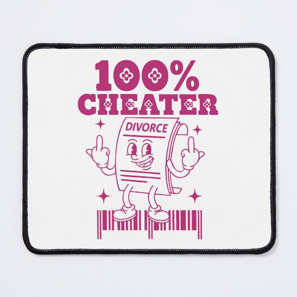Item preview, Divorce Humor Finally Divorced 100 Percent Cheater designed and sold by LuminOrb.