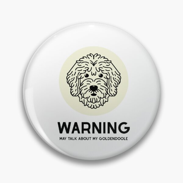 Item preview, Goldendoodle Cute Line Art Design warning may talk about my goldendoodle designed and sold by PeriwinkleStone.