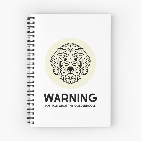 Item preview, Goldendoodle Cute Line Art Design warning may talk about my goldendoodle designed and sold by PeriwinkleStone.
