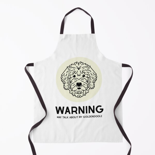 Item preview, Goldendoodle Cute Line Art Design warning may talk about my goldendoodle designed and sold by PeriwinkleStone.