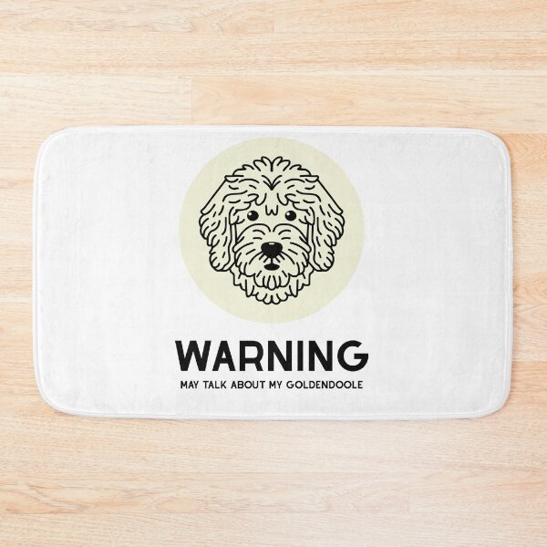 Item preview, Goldendoodle Cute Line Art Design warning may talk about my goldendoodle designed and sold by PeriwinkleStone.