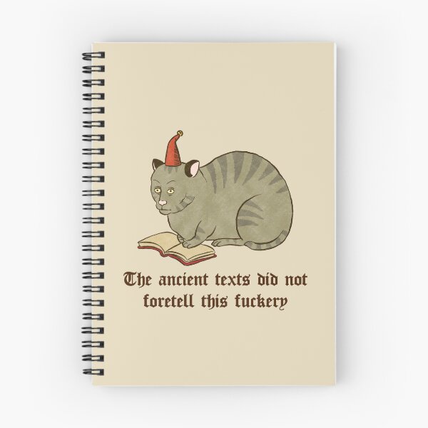 Item preview, Medieval cat reading designed and sold by CoolKittyCat8.