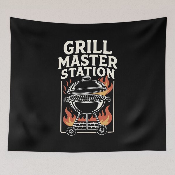 Item preview, Grill Master Station BBQ Cooking Chef designed and sold by SplashTastic.