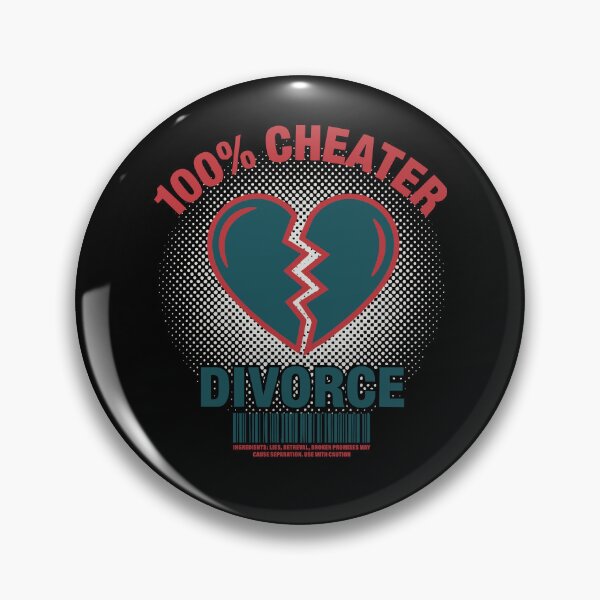 Item preview, Divorce Humor 100 Percent Cheater Newly Divorced designed and sold by LuminOrb.