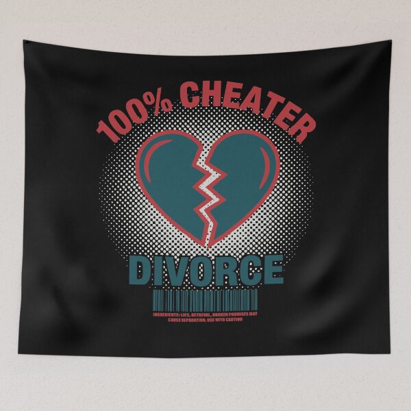 Item preview, Divorce Humor 100 Percent Cheater Newly Divorced designed and sold by LuminOrb.