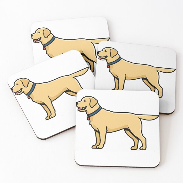 Item preview, Minimalist Golden Retriever Vector Illustration designed and sold by DigitalGremlin.