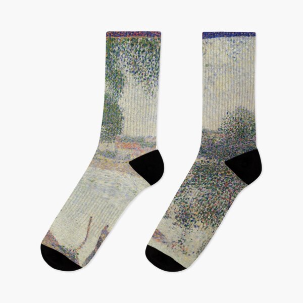 Item preview, Gray Weather Grande Jatte by Georges Seurat: Neo Impressionist Pointillist Poster designed and sold by artofuniverse.