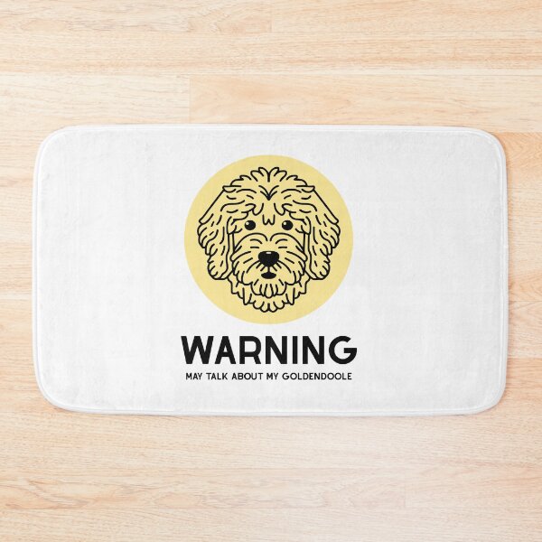 Item preview, Goldendoodle Cute Line Art Design warning may talk about my goldendoodle designed and sold by PeriwinkleStone.