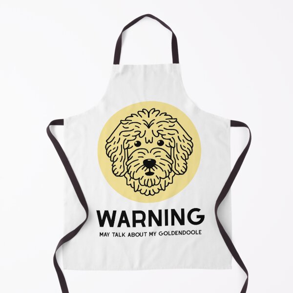 Item preview, Goldendoodle Cute Line Art Design warning may talk about my goldendoodle designed and sold by PeriwinkleStone.