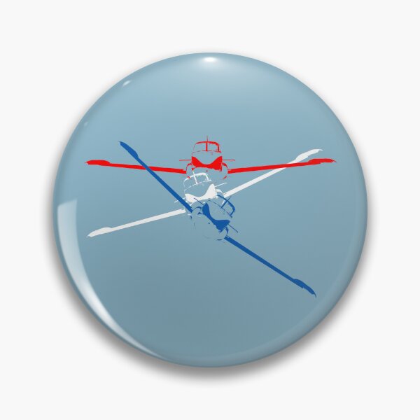 Item preview, Jet Provost classic British jet trainer aircraft red-white-blue rolling designed and sold by soitwouldseem.