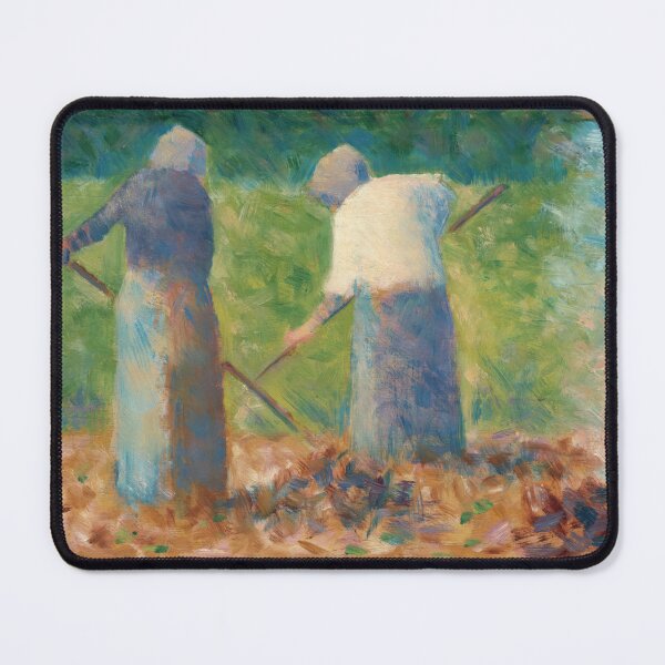 Item preview, Haymakers at Montfermeil by Georges Seurat: Neo Impressionist Pastoral Poster designed and sold by artofuniverse.