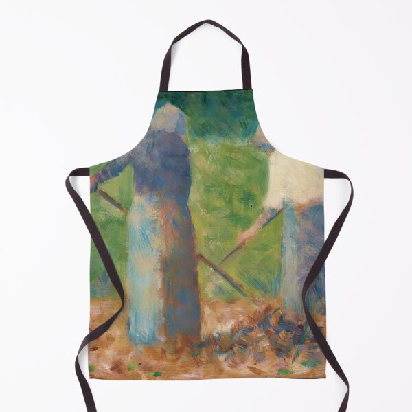 Item preview, Haymakers at Montfermeil by Georges Seurat: Neo Impressionist Pastoral Poster designed and sold by artofuniverse.
