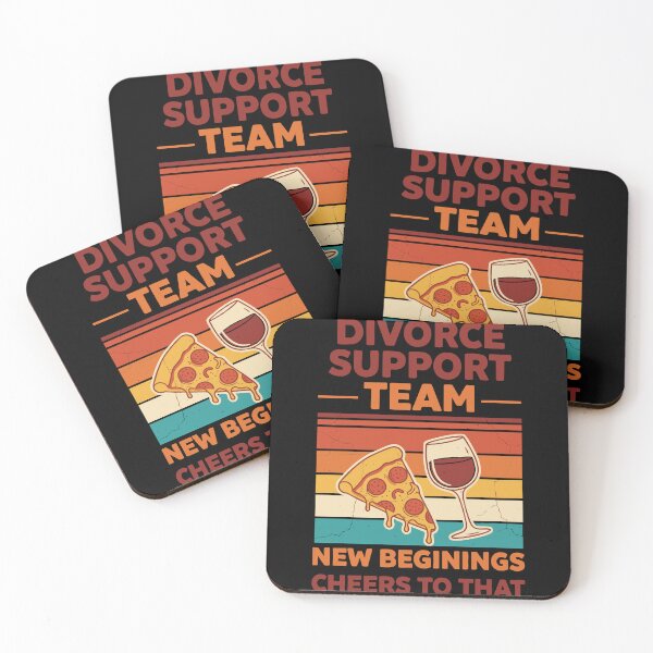 Item preview, Divorce Support Team New Beginings Cheers To That designed and sold by LuminOrb.