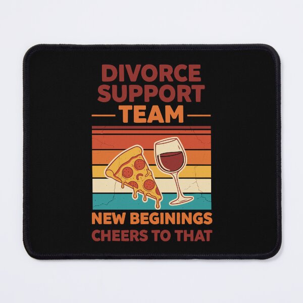 Item preview, Divorce Support Team New Beginings Cheers To That designed and sold by LuminOrb.