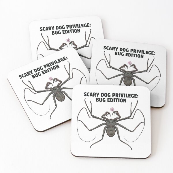 Item preview, Scary Dog Privilege Bug Edition Amblypygi Art designed and sold by Petzzz.