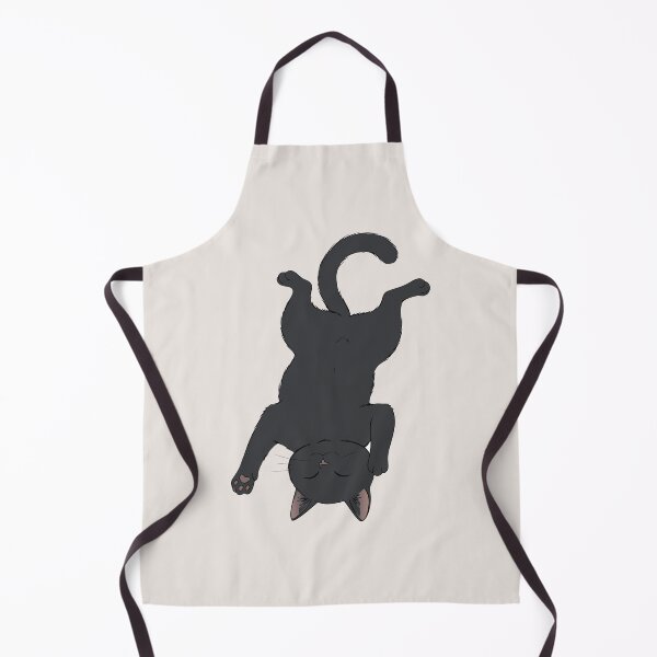 Item preview, Funny Sleeping Upside Down Black Cat Derp Meme designed and sold by Cipher & Soul.