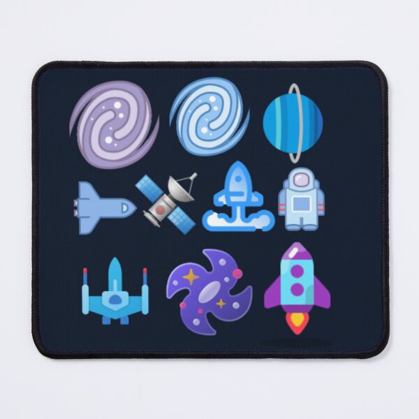 Item preview, Artemis II Space Exploration - Cute Galaxy & Rocket Flat Art Sticker Pack designed and sold by Yasmine Mohammed.