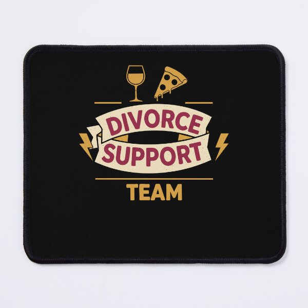 Item preview, Divorce Support Team Finally Divorced Humor designed and sold by LuminOrb.