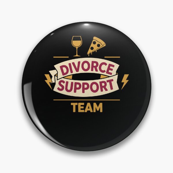 Item preview, Divorce Support Team Finally Divorced Humor designed and sold by LuminOrb.