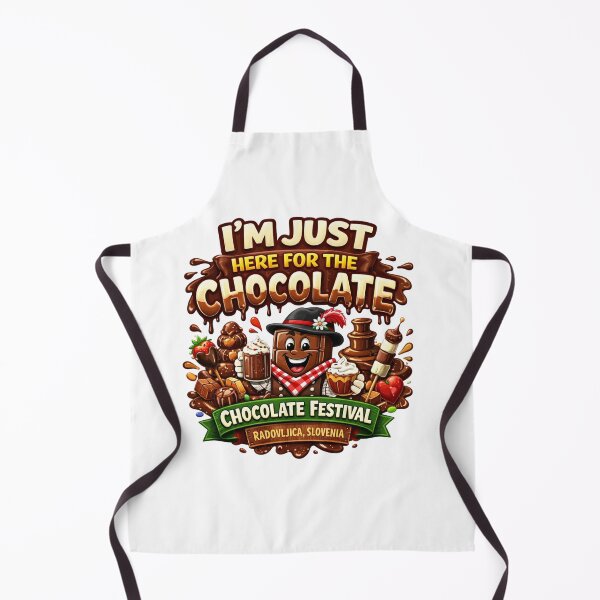 Item preview, I’m Just Here for the Chocolate – Funny Chocolate Festival Lover Design | Radovljica Chocolate Festival Shirt designed and sold by Sushikidsntod.