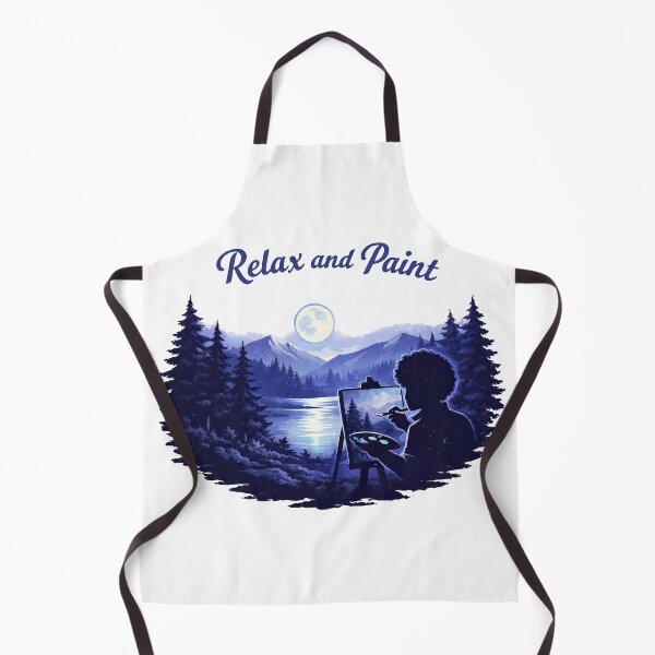 Item preview, Bob Ross Relax and Paint Night designed and sold by Retr0Tshirts.