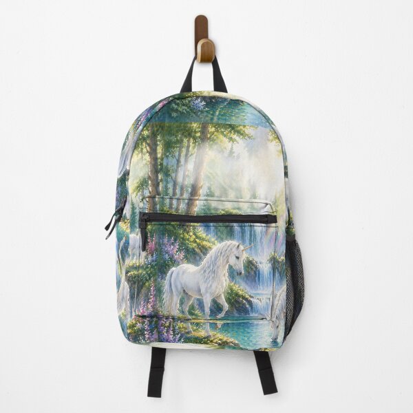 Item preview, Unicorn Waterfall Fantasy Happy Birthday designed and sold by inspired-works.