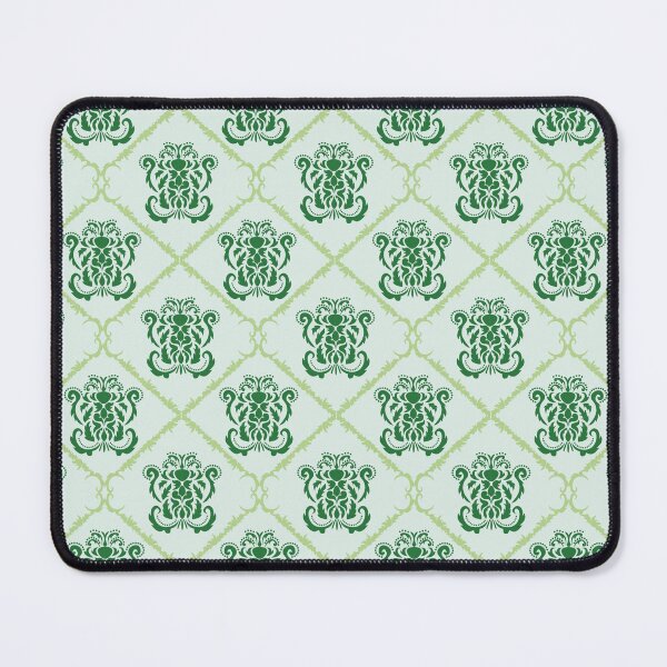 Item preview, Elegant green damask pattern designed and sold by ChaReePat.