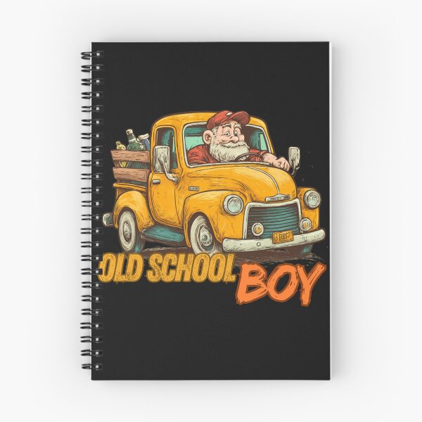 Item preview, Old School Boy funny gift for drivers designed and sold by TheSewRyn.