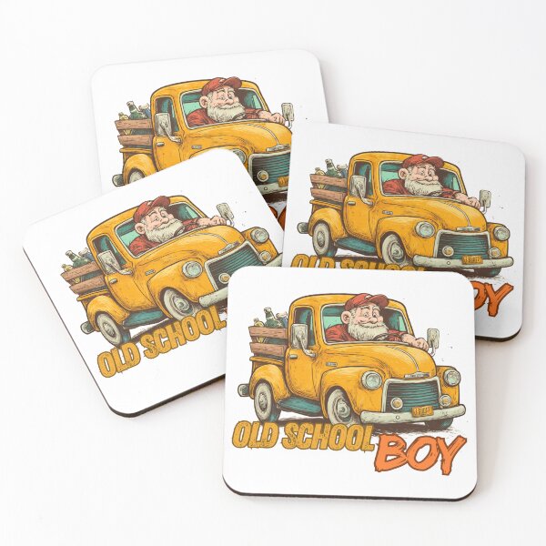 Item preview, Old School Boy funny gift for drivers designed and sold by TheSewRyn.