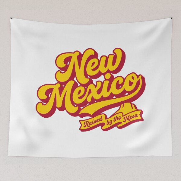 Item preview, Vintage New Mexico Raised by the Mesa Retro 70s Script Aesthetic designed and sold by Cozy-Old-Pub.