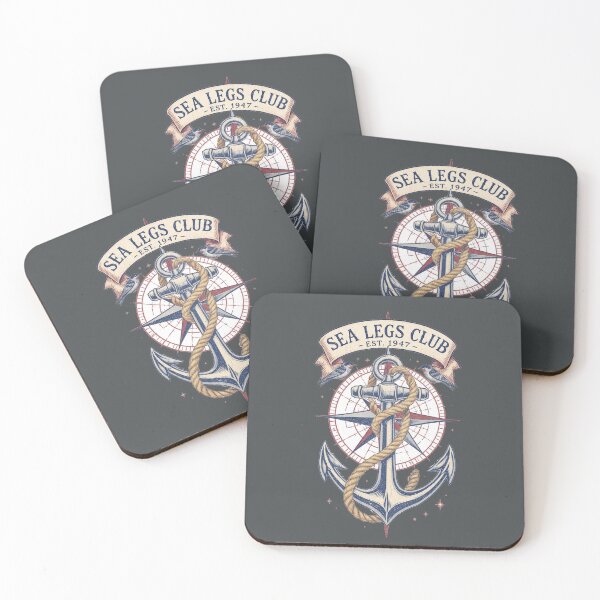 Item preview, Sea Legs Club – Vintage Nautical Anchor & Compass  designed and sold by MWSailingClub.