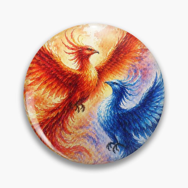 Item preview, Phoenix Fire and Ice Birthday designed and sold by inspired-works.