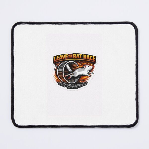 Item preview, Leave the rat race unleashed designed and sold by Wander Pop Studio.