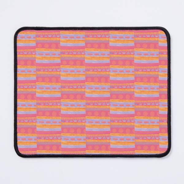 Item preview, Pink Orange Geometric Stripe Pattern designed and sold by ColorWander.