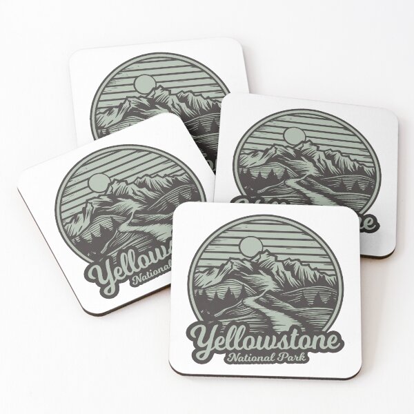 Item preview, Yellowstone National Park Mountain Trail designed and sold by Esskay Designs.