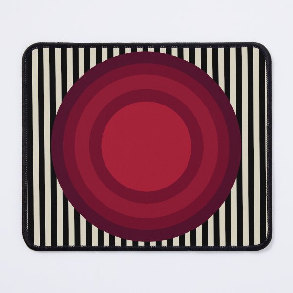 Item preview, Bauhaus poster circles red designed and sold by ArchitecturNest.