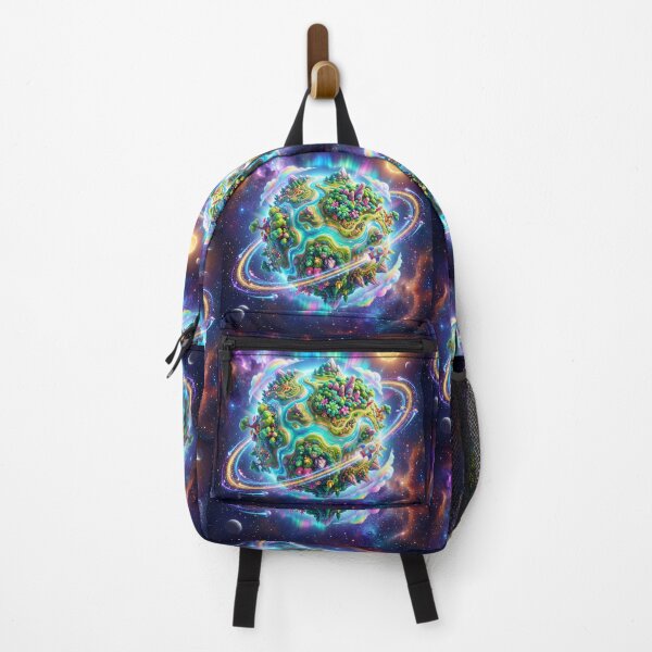 Item preview, Colorful Fantasy Planet – Dreamy Space Landscape Illustration designed and sold by sabahn.