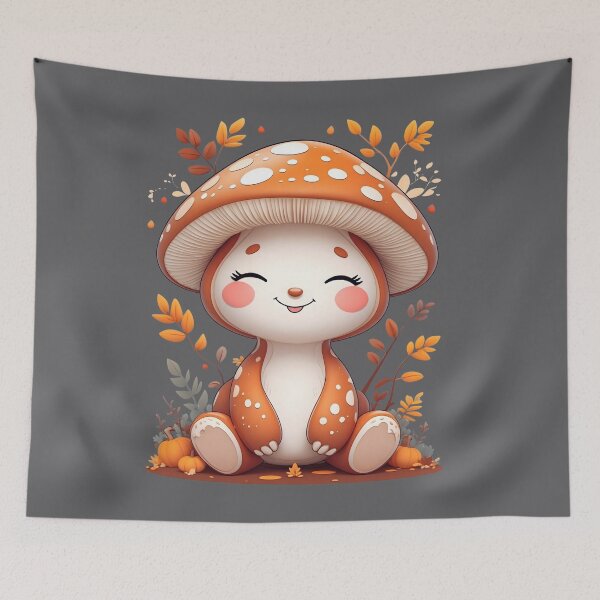 Item preview, Kawaii Mushroom Character designed and sold by NK-Studios .