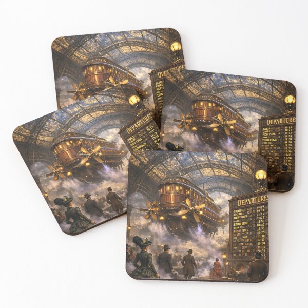 Item preview, The Grand Aether-Station - Victorian Steampunk designed and sold by bapupa.
