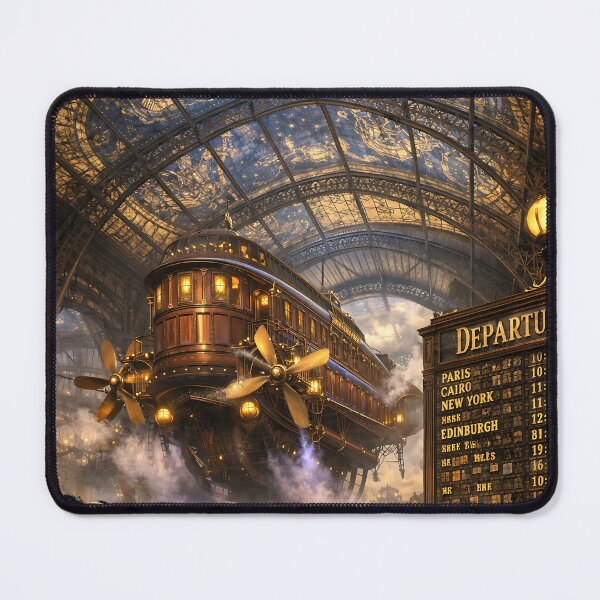 Item preview, The Grand Aether-Station - Victorian Steampunk designed and sold by bapupa.