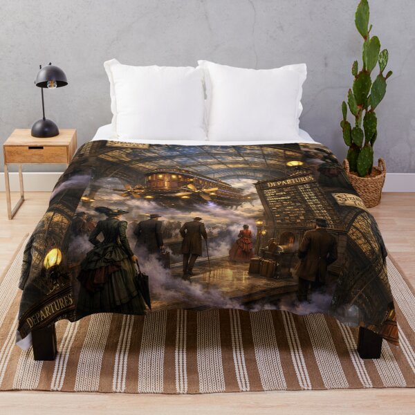 Item preview, The Grand Aether-Station - Victorian Steampunk designed and sold by bapupa.