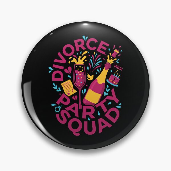 Item preview, Divorce Party Squad Finally Divorced Humor designed and sold by LuminOrb.