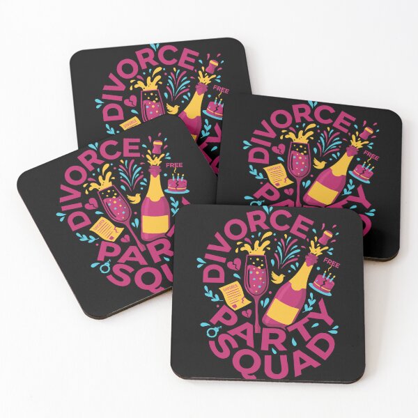 Item preview, Divorce Party Squad Finally Divorced Humor designed and sold by LuminOrb.